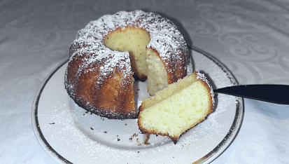 Voňavá kokosová bábovka