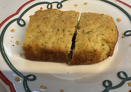 Citronová bábovka z cukety (Stěhujeme se , forma je zabalena, tak je to na pekáči a mnaaaaaaaam ♥️)