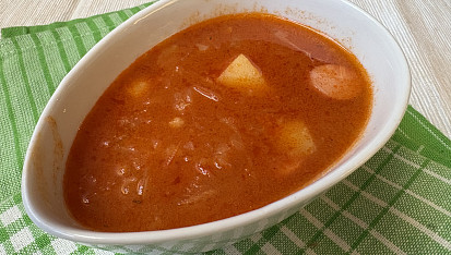 Kapustová polévka jako zelňačka