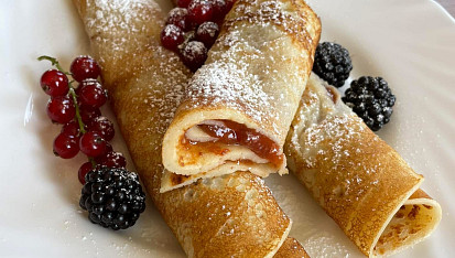 Letní palačinky z cukety a tvarohu