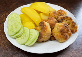 Obalovaný květák pečený v troubě