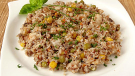 Pohankové rizoto s krůtím masem