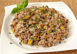 Pohankové rizoto s krůtím masem