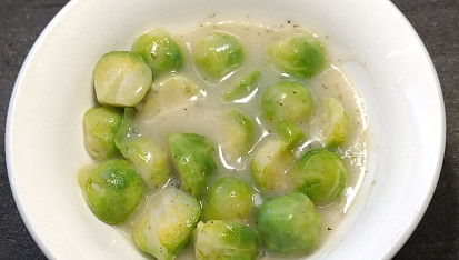 Růžičková kapusta s brambory - prívarok