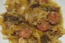 Pridala som sušené huby. Odležané skvelé jedlo