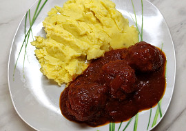 Dalmatské čufty s bramborovou kaší
