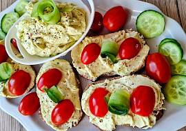 Jemná avokádová pomazánka s vejci