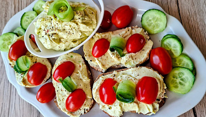 Jemná avokádová pomazánka s vejci