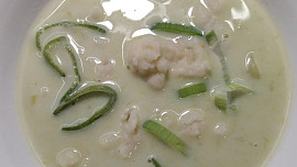 Krémová pórková polévka bez laktózy