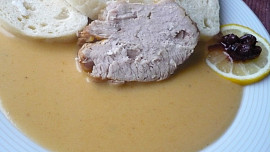 Svíčková z vepřového masa