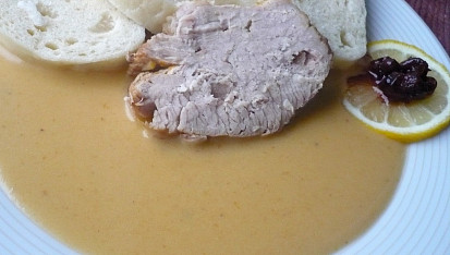 Svíčková z vepřového masa