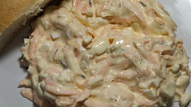 Tvarohová pomazánka s mrkví - „Falešná treska“