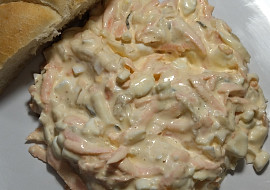 Tvarohová pomazánka s mrkví - „Falešná treska“