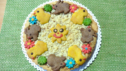 Velikonoční linecký koláč s jablíčky