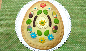 Velikonoční linecký koláč ve tvaru vejce