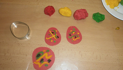 Velikonoční vajíčka s marcipánem