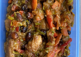 Vepřové nudličky po asijsku z dostupných surovin