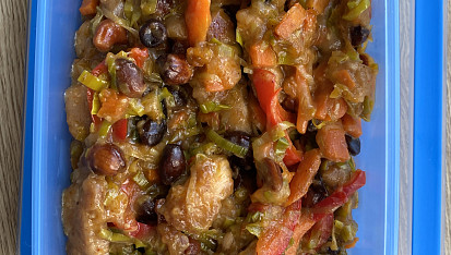 Vepřové nudličky po asijsku z dostupných surovin