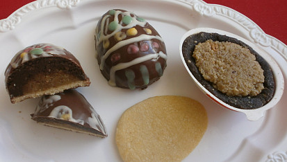 Zdobená kokosová vajíčka