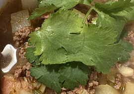 Gulášová polévka z mletého masa II (Gulášová z mletého ♥️)