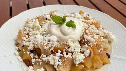 Jablečné / hruškové těstoviny