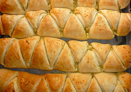 Jugoslávské česnekové koláčky