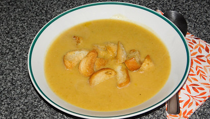 Krémová bramborová polévka