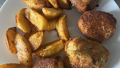 Květák v bramborovo-sýrovém těstíčku