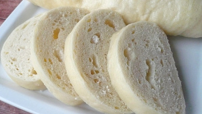 Kynutý houskový knedlík, Většinou dávám na 500 g mouky pouze 1 rohlík.