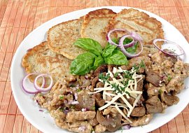 Labužnické bramboráčky s vepřovou směsí