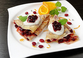 Nadýchané palačinky s pomerančovou kůrou