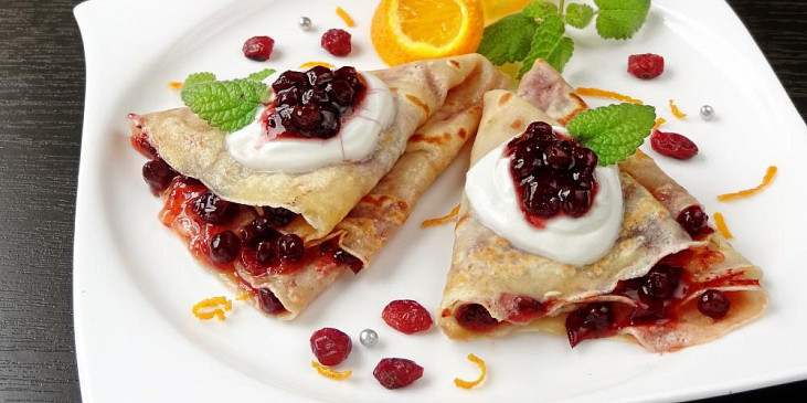 Nadýchané palačinky s pomerančovou kůrou