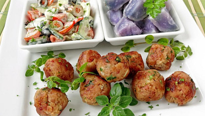 Řecké masové kuličky (Kaftedakia)