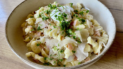 Rychlé "halušky" z jogurtu