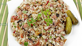 Rýžový kuba s uzeným kuřecím masem