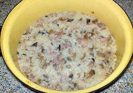 Rýžový kuba s uzeným kuřecím masem