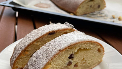 Vánoční tvarohová štola