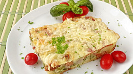 Zapečená růžičková kapusta s bramborovou kaší