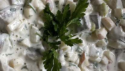 Domácí rybí salát ze sleďů, Rybí salát ♥️