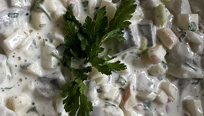 Domácí rybí salát ze sleďů, Rybí salát ♥️