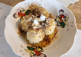 Jablečné knedlíčky ze 2 ingrediencí