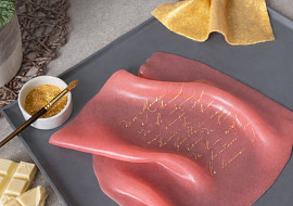 Jedlá čokoládová látka