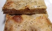 Kvásková focaccia (Výborná!)