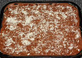 Ořechové řezy s čokoládovým krémem