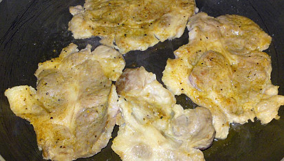 Zbojnická krkovička se šunkovou rýží