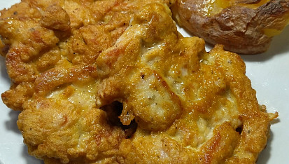 Čínské placičky (z málo masa hodně řízků)