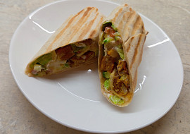 Náplň do tortilly s kuřecím masem