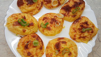 Pečené bochánky z bramborové kaše