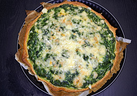 Špenátový koláč se sýrem