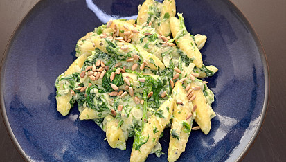 Šulánky se špenátem